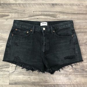 Agolde Parker Shorts in Vortex